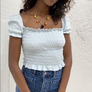 Lisa Says Gah Sophie Top - Blue